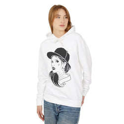 Unisex Lightweight Hooded Sweatshirt - Chic Urban Style with Graphic Design