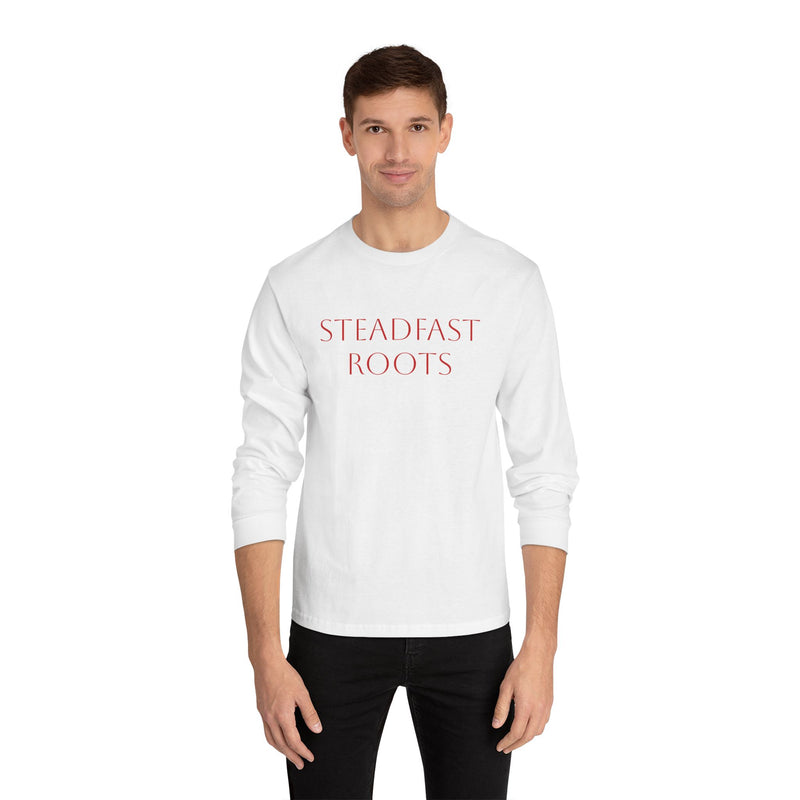 Long Sleeve T-Shirt with Steadfast Roots Design - Unisex