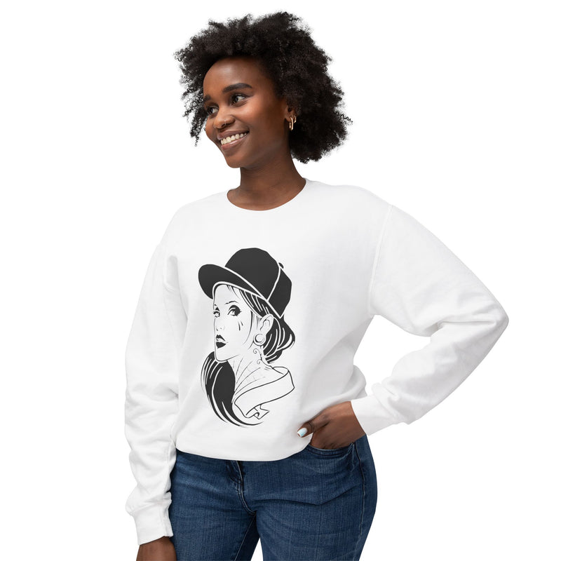 Trendy Graphic Crewneck Sweatshirt - Artistic Design